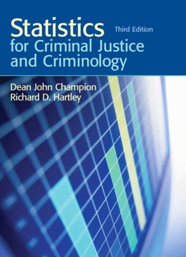 9780136135852: Statistics for Criminal Justice and Criminology