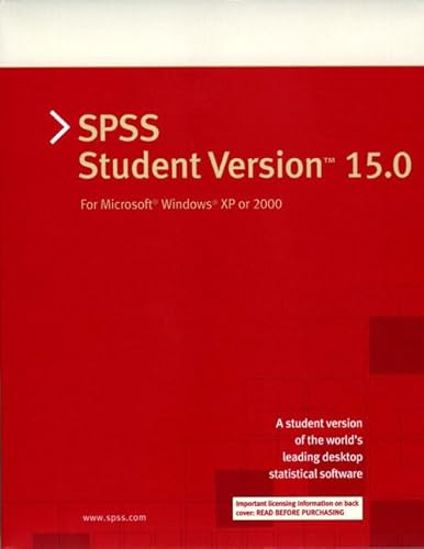 Stock image for SPSS 15.0 Student Version for WindowsSPSS, Inc. for sale by Iridium_Books