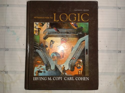 9780136141396: Introduction to Logic: United States Edition