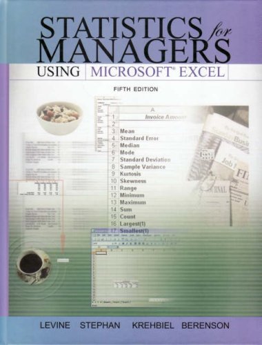 Imagen de archivo de Statistics for Managers Using Microsoft Excel and Student CD Package (5th Edition) a la venta por dsmbooks