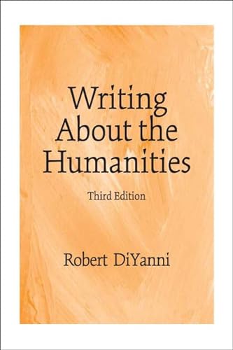 Beispielbild fr Writing About the Humanities (3rd Edition) zum Verkauf von SecondSale