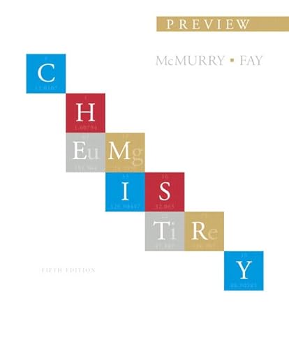 Chemistry: Preview Chapters 1-6 (9780136151869) by John E McMurry
