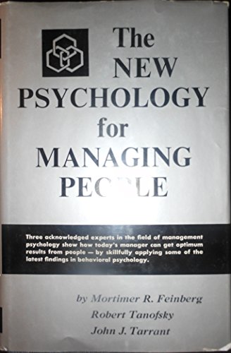 Imagen de archivo de The New Psychology for Managing People a la venta por BookDepart