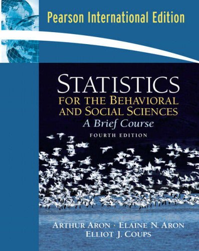 Stock image for Statistics for the Behavioral and Social Sciences: International Edition for sale by Cambridge Rare Books