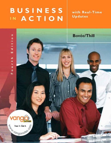 9780136154082: Business in Action with Real Time Updates: United States Edition