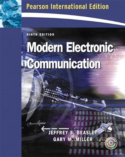 Imagen de archivo de Modern Electronic Communication: International Edition a la venta por Phatpocket Limited
