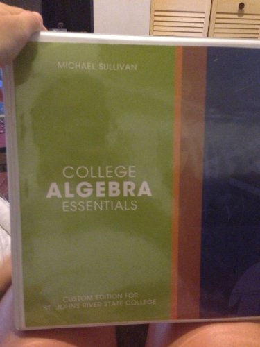 Stock image for College Algebra Essentials [With CDROM] for sale by ThriftBooks-Atlanta
