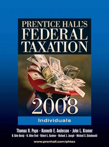 Stock image for Prentice Hall's Federal Taxation 2008: Individuals (21St Edition) (Prentice Hall's Federal Taxation for sale by Basi6 International