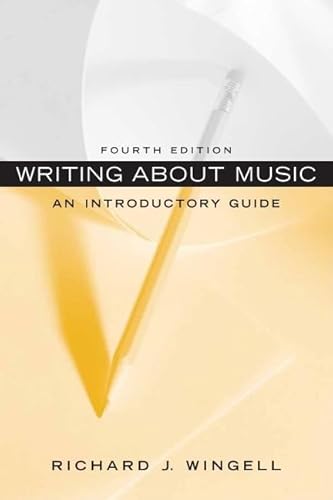 Stock image for Writing About Music: An Introductory Guide for sale by Indiana Book Company