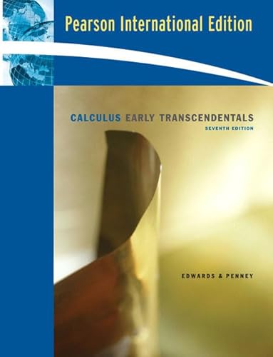 Beispielbild fr Calculus, Early Transcendentals: International Edition zum Verkauf von Cambridge Rare Books