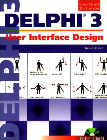 Imagen de archivo de Delphi 3: User Interface Design with CDROM a la venta por medimops
