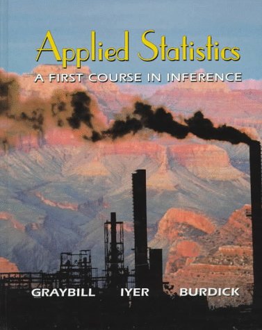 Imagen de archivo de Applied Statistics: A First Course in Inference a la venta por ThriftBooks-Atlanta