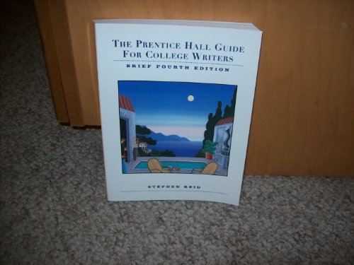 9780136218487: Prentice-Hall Guide for College Writers