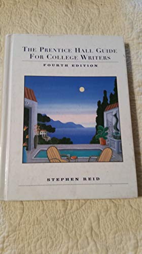 9780136218555: Prentice-Hall Guide for College Writers