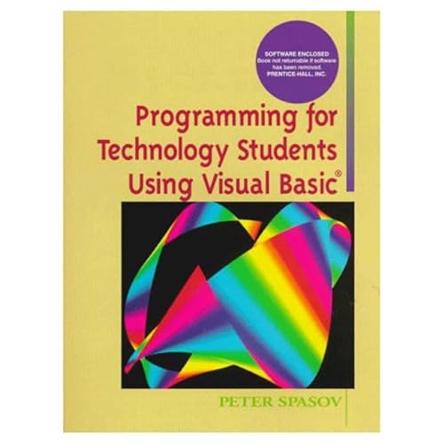 9780136220442: Programming for Technology Students Using Visual Basic