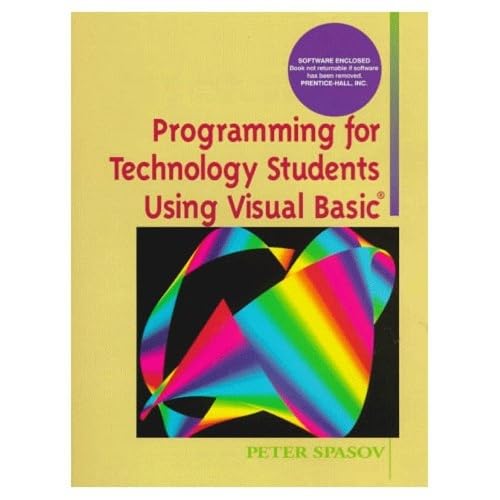 9780136220442: Programming for Technology Students Using Visual Basic
