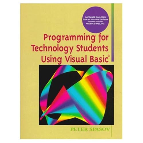 Stock image for Programming for Technology Students Using Visual Basic for sale by Majestic Books