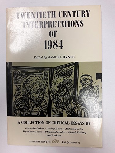 Imagen de archivo de Twentieth Century Interpretations of 1984: A Collection of Critical Essays a la venta por Irish Booksellers