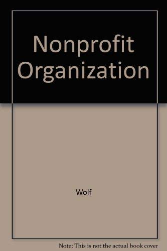 Beispielbild fr The Nonprofit Organization: An Operating Manual zum Verkauf von Wonder Book