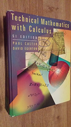 Imagen de archivo de Technical Math with Calculus, SI Edition a la venta por Irish Booksellers