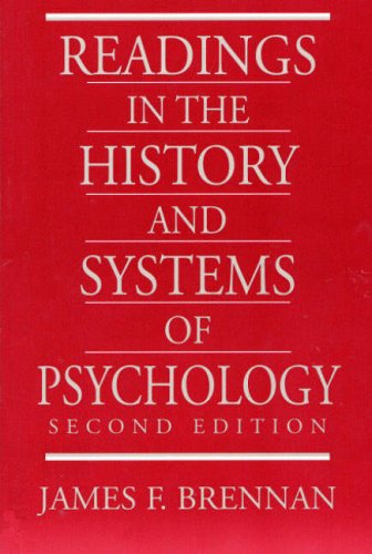 Stock image for Readings in the History and Systems of Psychology (2nd Edition) for sale by ZBK Books
