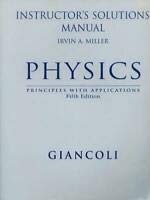 Stock image for Physics: Principles with Applications, Instructor's Solutions Manual, 5th Edition for sale by Irish Booksellers