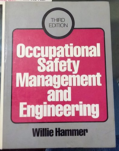 Stock image for Occupational safety management and engineering (Prentice-Hall international series in industrial and systems engineering) for sale by Best and Fastest Books