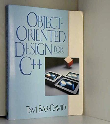 Beispielbild fr Object-Oriented Design for C++ zum Verkauf von Robinson Street Books, IOBA