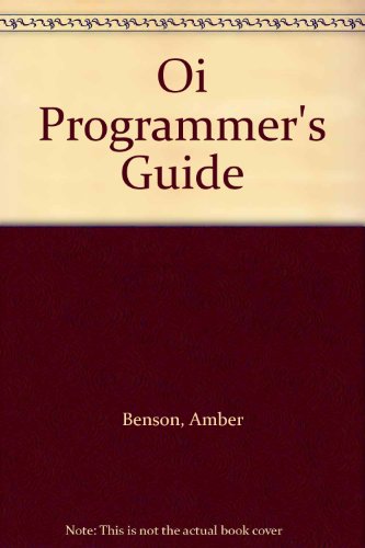 9780136313830: Oi Programmer's Guide