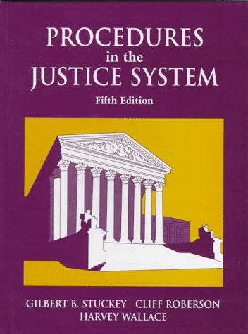 Beispielbild fr Procedures in the Justice System Fifth Edition zum Verkauf von the good news resource