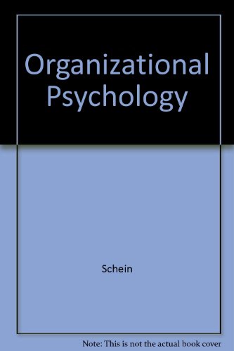 9780136360100: Organizational Psychology