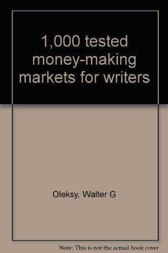 9780136366133: 1,000 tested money-making markets for writers