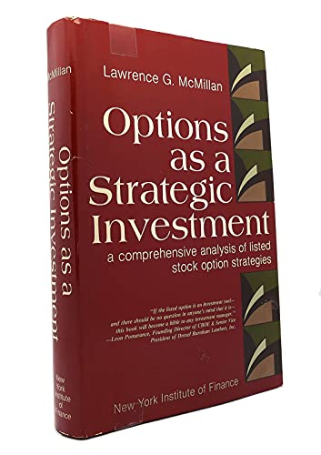 Imagen de archivo de Options As a Strategic Investment: A Comprehensive Analysis of Listed Stock Option Strategies a la venta por HPB-Diamond