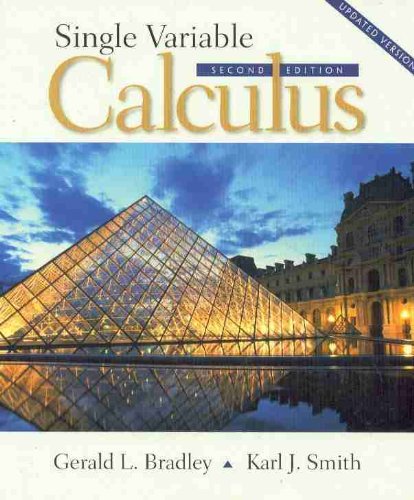 Stock image for Single Variable Calculus (2nd Edition) for sale by PAPER CAVALIER UK