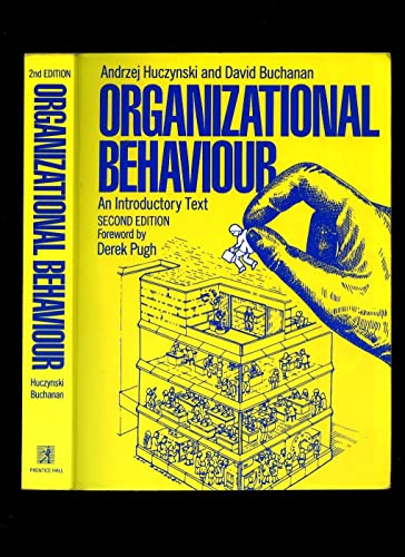 Imagen de archivo de Organizational Behaviour: An Introductory Text a la venta por AwesomeBooks