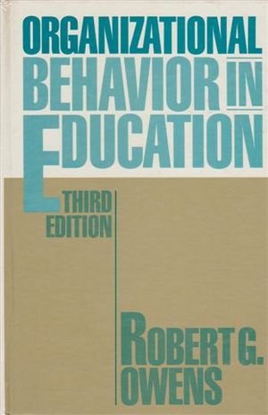 9780136410935: Organizational Behaviour in Education