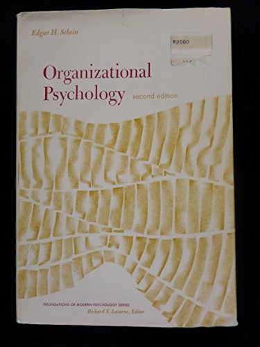 9780136411345: Organizational Psychology (Foundations of Modern Psychology)