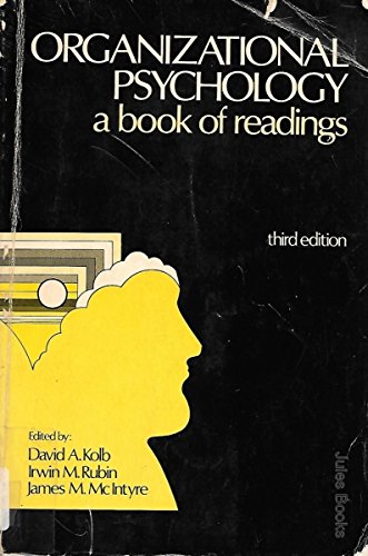 Imagen de archivo de Organizational Psychology: A Book of Readings (Behavioral Sciences in Business) a la venta por PAPER CAVALIER US