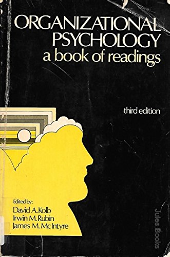 Stock image for Organizational Psychology: A Book of Readings (Behavioral Sciences in Business) for sale by PAPER CAVALIER US