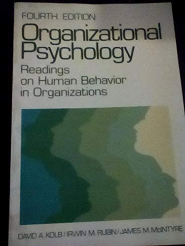 9780136412908: Organizational psychology: Readings on human behaviour in organisations (Behavioral science in business series)