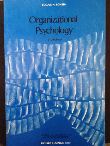 9780136413400: Organizational psychology (Prentice-Hall foundations of modern psychology series)