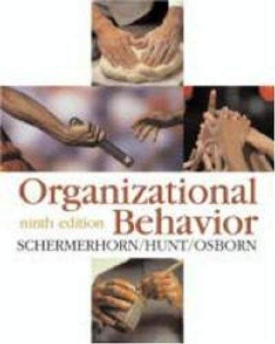 Beispielbild fr Organizational behavior: Concepts and controversies zum Verkauf von Wonder Book