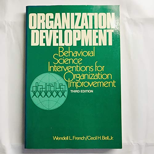 Stock image for Organization development: Behavioral science interventions for organization improvement for sale by HPB-Red