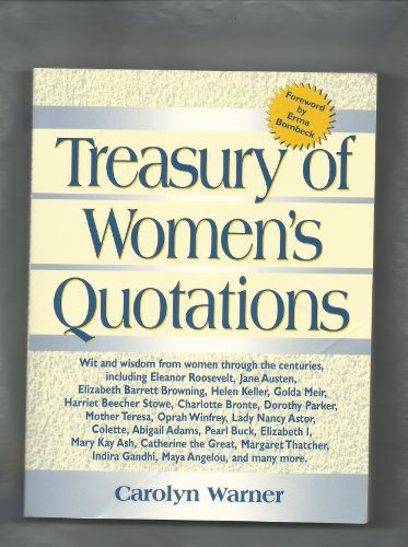 Beispielbild fr Treasury of Women's Quotations zum Verkauf von SecondSale