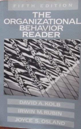 Imagen de archivo de The Organizational Behavior Reader a la venta por Thomas F. Pesce'