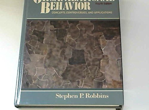 Beispielbild fr Organizational behavior: Concepts, controversies, and applications zum Verkauf von Wonder Book