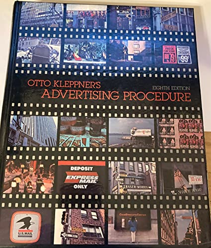 Stock image for Otto Kleppner's Advertising procedure (The Prentice-Hall series in marketing) for sale by Wonder Book