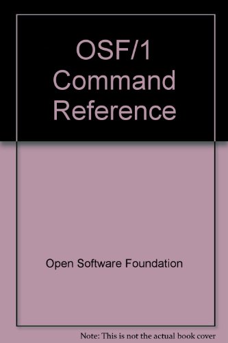 Stock image for OSF/1 Command Reference, Revision 1.0 for sale by Books Puddle