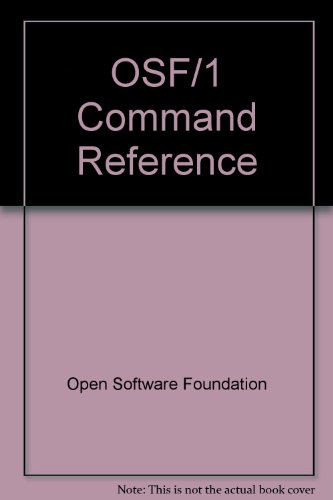 9780136436287: OSF/1 Command Reference