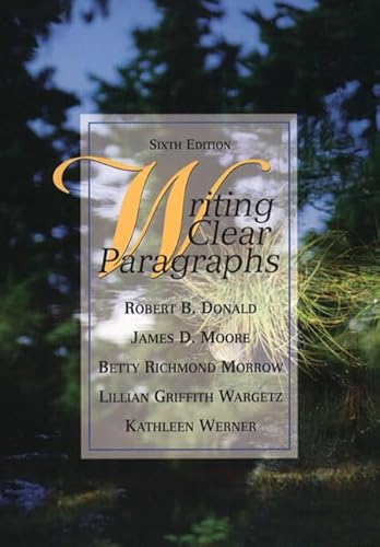 Beispielbild fr Writing Clear Paragraphs (6th Edition) zum Verkauf von KuleliBooks